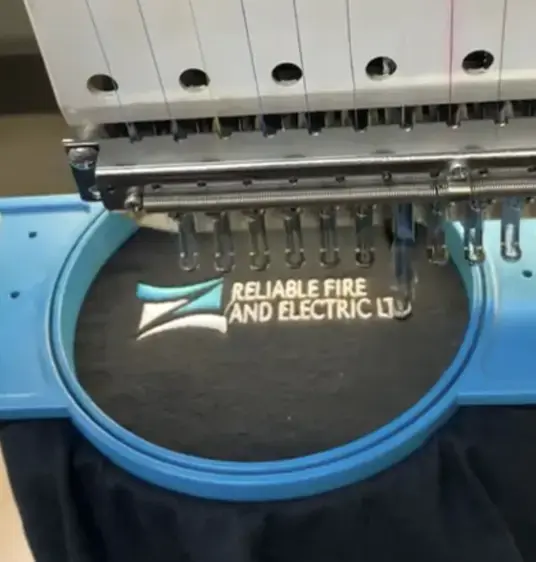 Belair Fire and Electric uniform embroidery
